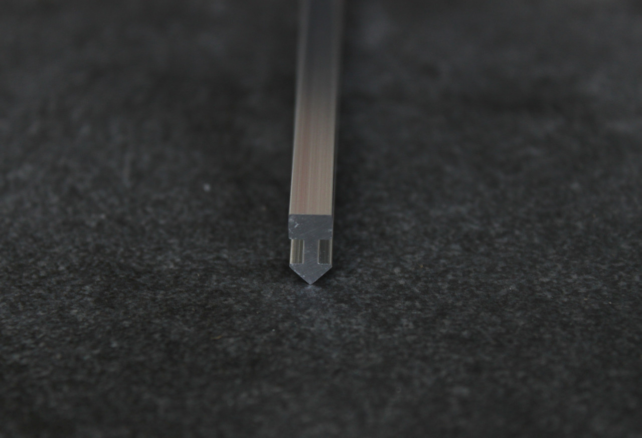Алюминиевый Т образный профиль 5мм серебро глянец ПТ-05 270см - фото 3 - id-p117492841
