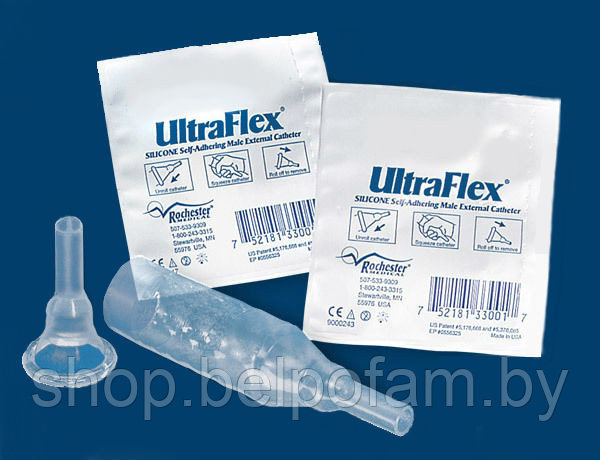 Катетеры наружные силиконовые для мужчин ULTRAFLEX, 29мм - фото 2 - id-p7126205