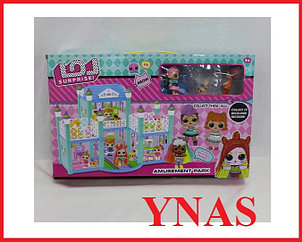 Детский игрушечный домик замок для кукол LOL Лол с сюрпризом 553-342, кукольный игровой домик