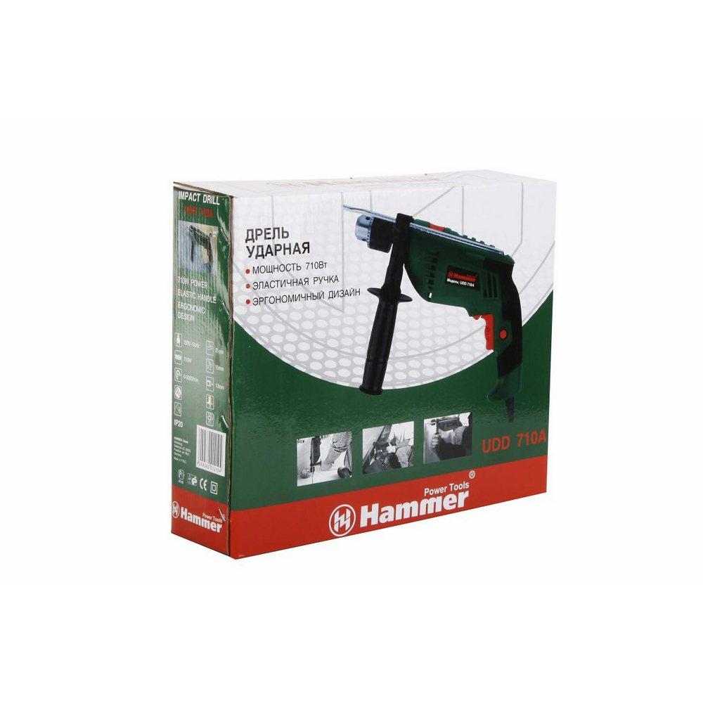 Дрель ударная Hammer Flex UDD710A - фото 7 - id-p117496974