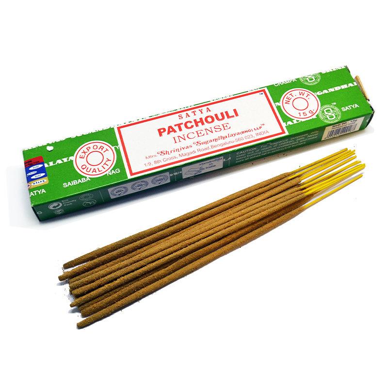 Благовоние натуральное Пачули SATYA Patchouli, 15 гр