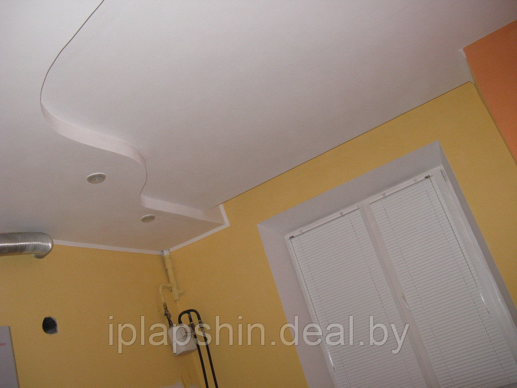 Монтаж гипсокартона на потолок - фото 1 - id-p117498562