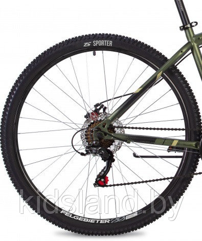 Велосипед Stinger Caiman Disc 27,5 (зеленый) - фото 4 - id-p117498545