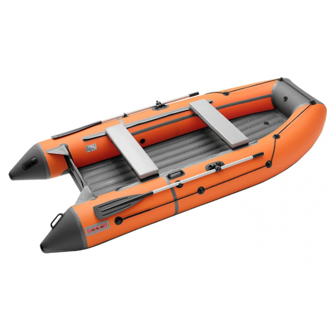 Надувная лодка Roger ТРОФЕЙ 2900 НДНД Оранжевый с тёмно-серым