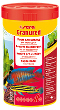 Sera Granured (гранулы), 250ml/135g - корм для плотоядных цихлид (гранулы)