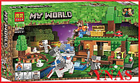 Детский конструктор Bela Minecraft Майнкрафт арт.11138 Сражение за алмазы, аналог лего Lego