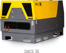 Винтовой компрессор с дизельным приводом DACS 3S