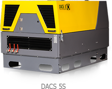 Винтовой компрессор с дизельным приводом DACS 5S