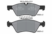 КОЛОДКИ ТОРМОЗНЫЕ ДИСКОВЫЕ передн MERCEDES-BENZ: E-CLASS 03-, E-CLASS T-Model 03-, GL-CLASS 06-, M-CLASS 05-,