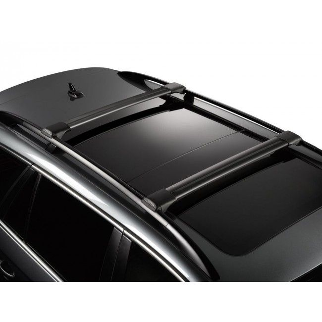 Багажник Can Otomotiv черный на рейлинги Alfa Romeo 159 Sportwagon, универсал, 2006-...