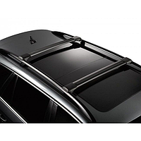 Багажник Can Otomotiv черный на рейлинги Subaru Legacy III Station Wagon (BE,BH), универсал, 1998-2003