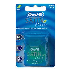 Зубная нить Oral-B Satin Floss (мятный вкус)
