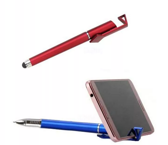 Ручка гелевая 3 в 1 ручка - держатель для телефона, со стилусом - фото 4 - id-p117514653
