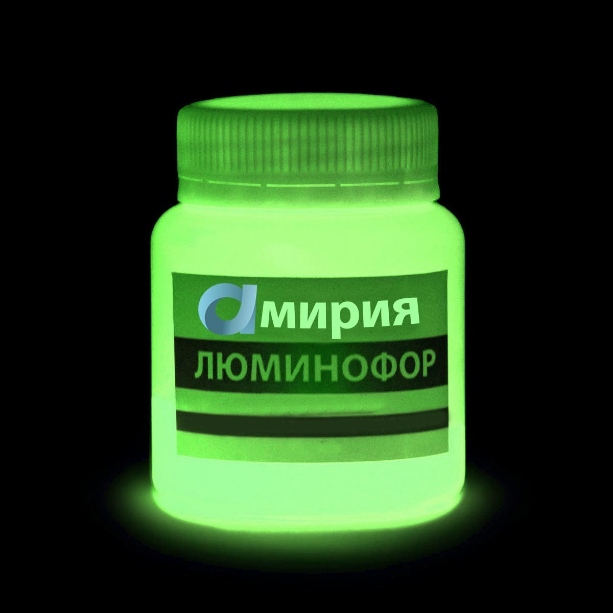 Светящийся порошок Люминофор зеленый  (500 мл)