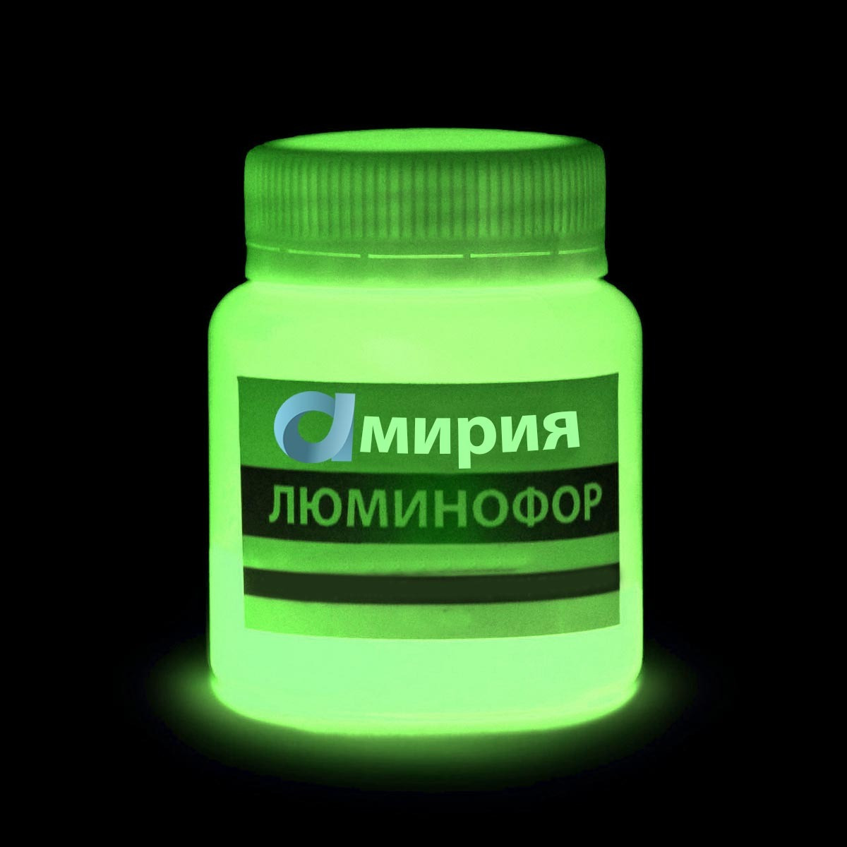 Светящийся порошок Люминофор зеленый  (500 мл)