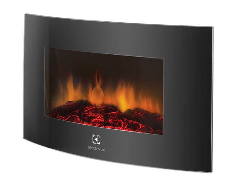 Электрокамин Electrolux EFP/W-1200URLS Черный настенный