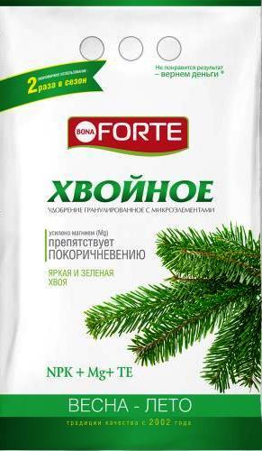 Удобрение для хвойных растений Bona Forte, 2 кг (Остаток 8 шт !!!) - фото 1 - id-p117517769