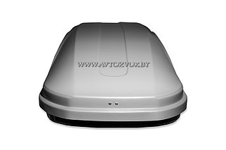 Бокс на крышу автомобиля Евродеталь Магнум 420 серый карбон, фото 2