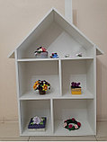 Кукольный домик/стеллаж для книг Bonny Dom white, фото 10