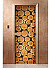 Дверь для бани стеклянная DoorWood с фотопечатью, 700x1900, фото 5