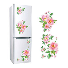 Наклейки на холодильник "Цветы"