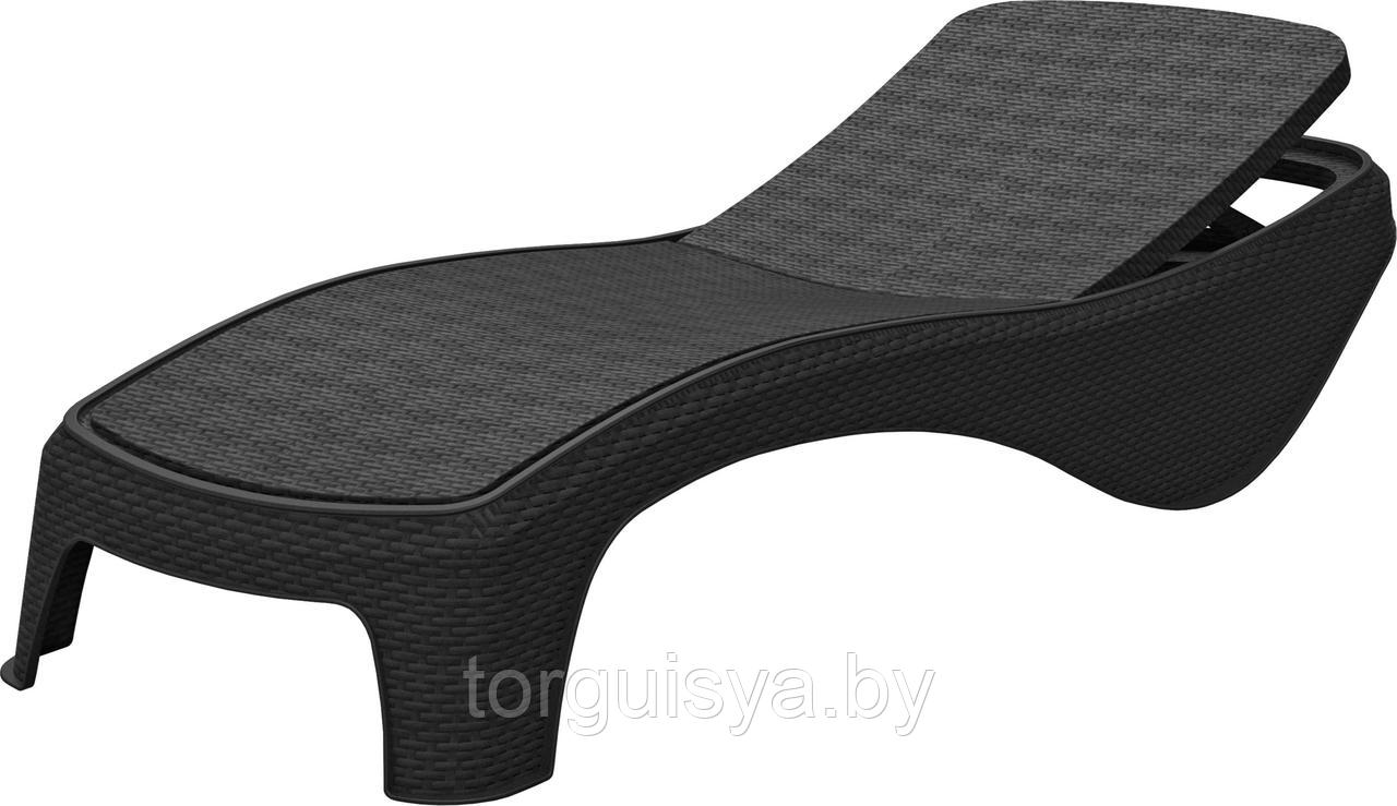 Шезлонг Atlantic sun lounger, графит