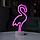 Светильник неоновый «Фламинго» от USB, фото 2