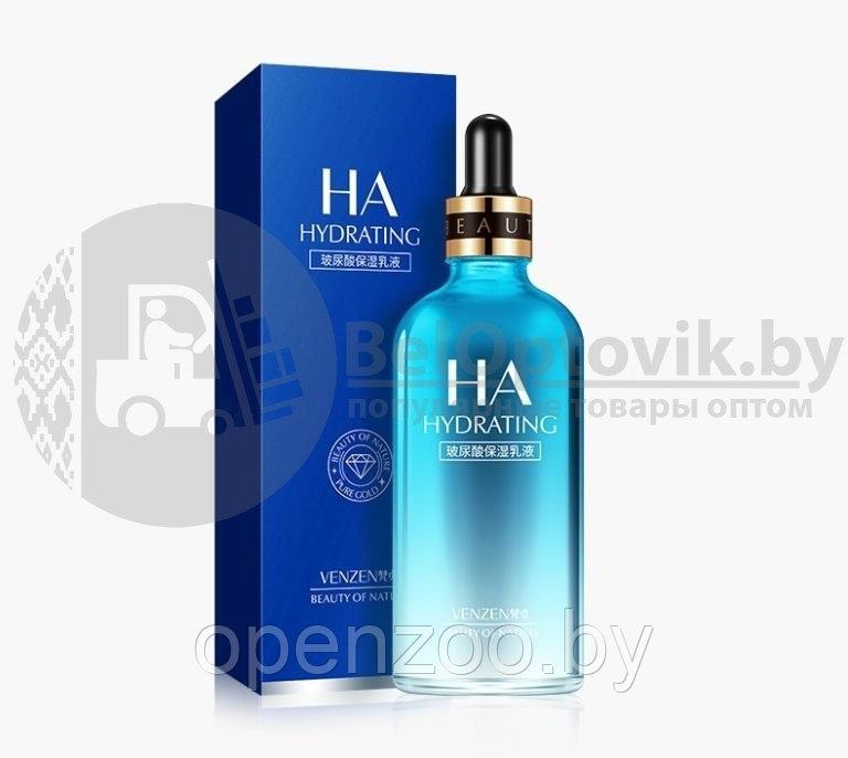 Сыворотка для лица Hydrating от VENZEN антивозрастная омолаживающая с гиалуроновой кислотой, 100 ml - фото 10 - id-p117612287