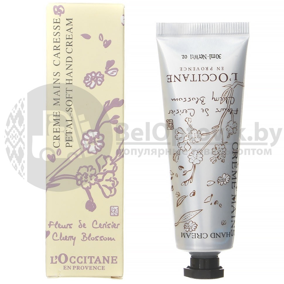 Крем для рук LOccitane en Provence, 30ml Питание и защита (с витамином Е, карите, глицерином и ароматом вишни) - фото 4 - id-p117612729