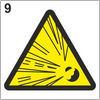 Взрывоопасно: взрывоопасная среда на самоклеющейся пленке L40, 60, 100, 150, 200 - фото 1 - id-p7136285