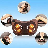 Массажная роликовая подушка Massager Pillow.Эффект кулачкового массажа.