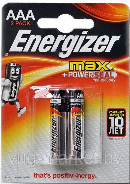 Energizer MAX+Power Seal LR03 BL2