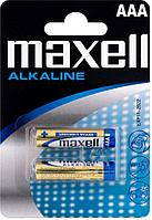 Батарейка AAA LR03 Maxell Алкалайн 2 шт. в блистере