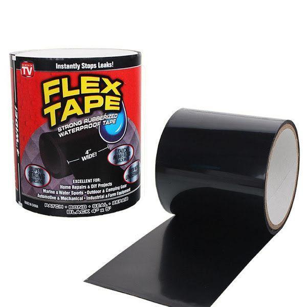 Сверхпрочная клейкая лента-скотч flex tape (флекс тейп) Размер 10см*1м - фото 1 - id-p117638201