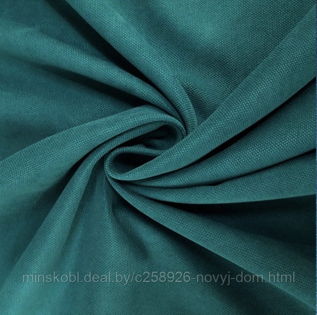 Ткань портьерная CANVAS морская волна