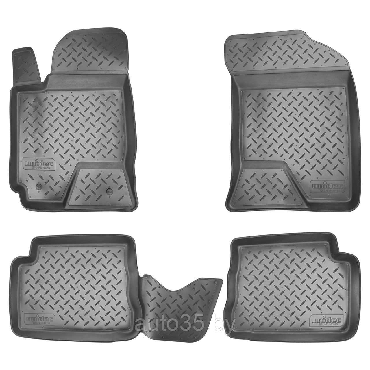Коврики салонные для Hyundai Getz (2002-2011) (TB)
