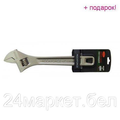 Ключ разводной Profi CRV 12"-300мм (захват 0-35мм), на пластиковом держателе RF-649300, фото 2