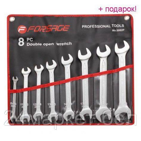 Набор ключей рожковых 8пр.(8,10-19,21,22,24мм)на полотне F-5082P, фото 2