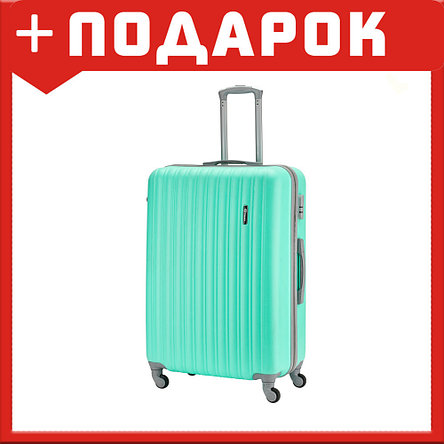 Чемодан Top Travel полоска (Мятный; L), фото 2