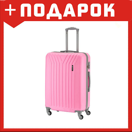 Чемодан Top Travel полоска (Розовый; L), фото 2