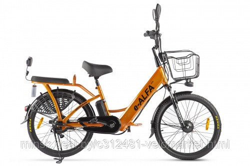 Электровелосипед (велогибрид) GREEN CITY e-ALFA new - фото 4 - id-p117641720