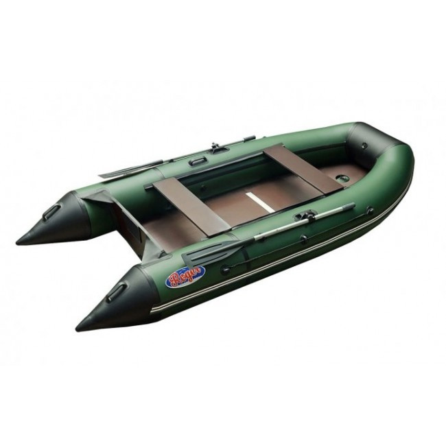 Надувная лодка Roger Hunter 3000 Киль черный зеленый