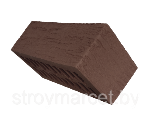 Кирпич керамический 1.4НФ Коричневый Rock - фото 3 - id-p117656453