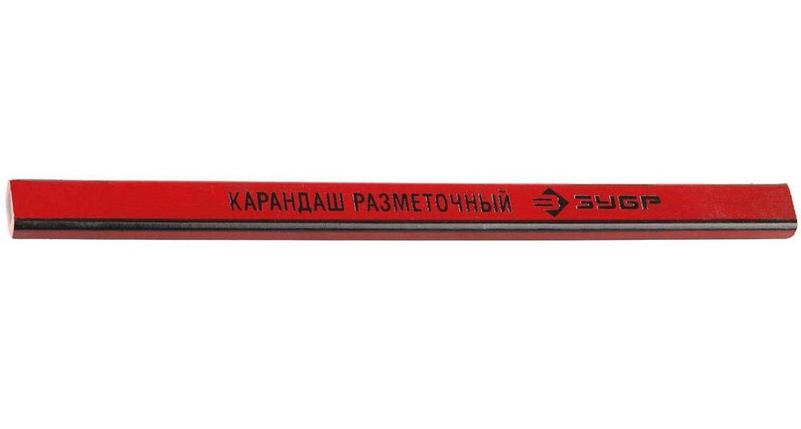 Карандаш ЗУБР разметочный графитный, 180мм, 1шт 4-06305-18, фото 2