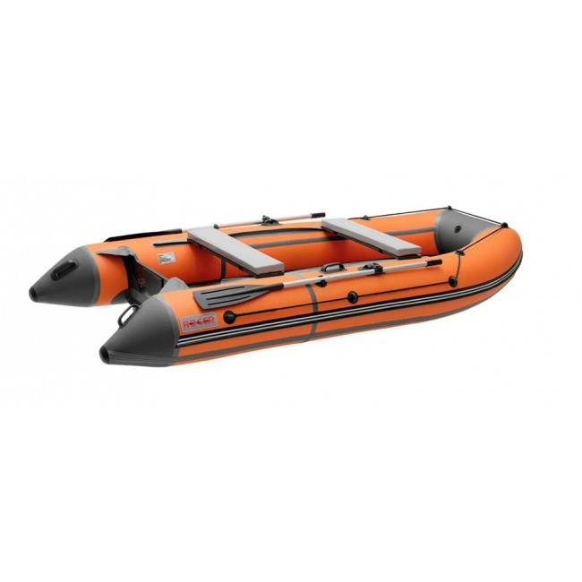 Надувная лодка Roger ЗЕФИР LT 3100 НДНД (лайт) Оранжевый с тёмно-серым - фото 3 - id-p117658310