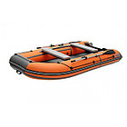 Надувная лодка Roger ЗЕФИР LT 3100 НДНД (лайт) Оранжевый с тёмно-серым, фото 2