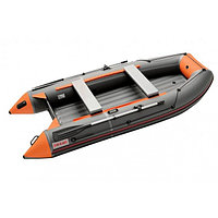 Надувная лодка Roger ЗЕФИР LT 3100 НДНД (лайт) Тёмно-серый с оранжевым