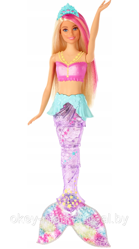 Кукла Barbie Сияющая русалочка GFL82 - фото 2 - id-p117663926