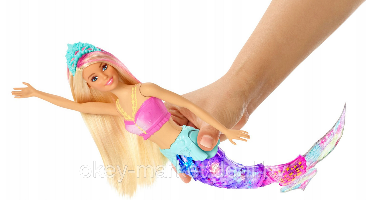 Кукла Barbie Сияющая русалочка GFL82 - фото 6 - id-p117663926