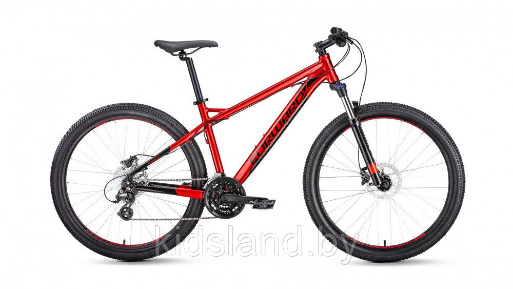 Велосипед Forward Quadro Disc 27,5 3.0  (красный)